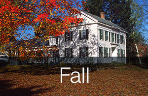 House with trees in the fall 