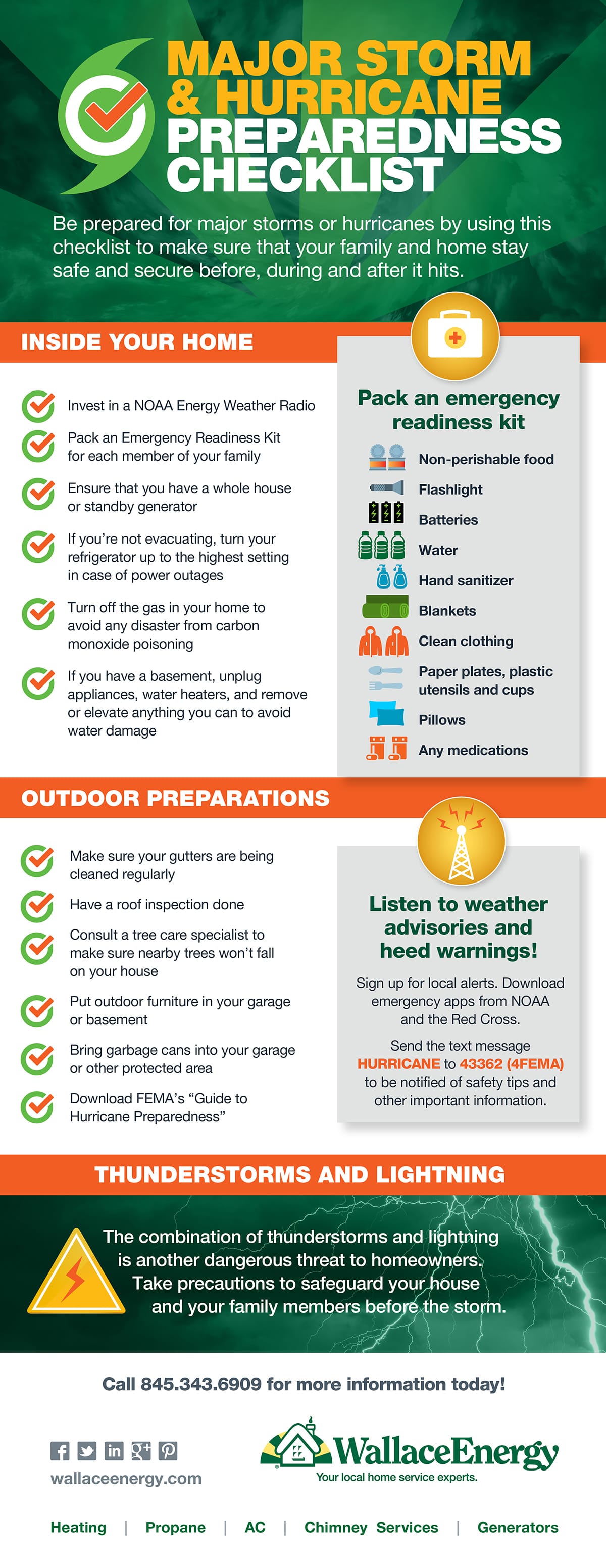 Storm preparedness checklist