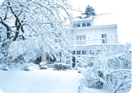 Snowy Winter Home